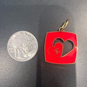 CHANEL Red Heart Charm Pendant - limited edition 2026